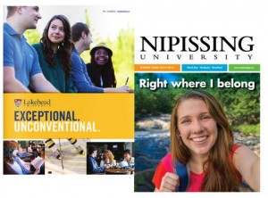 Lakehead &Nippising admission brochures