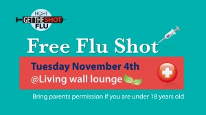 Flu shot date and time