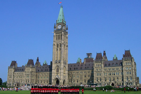 Parliament Buildings in Ottawa