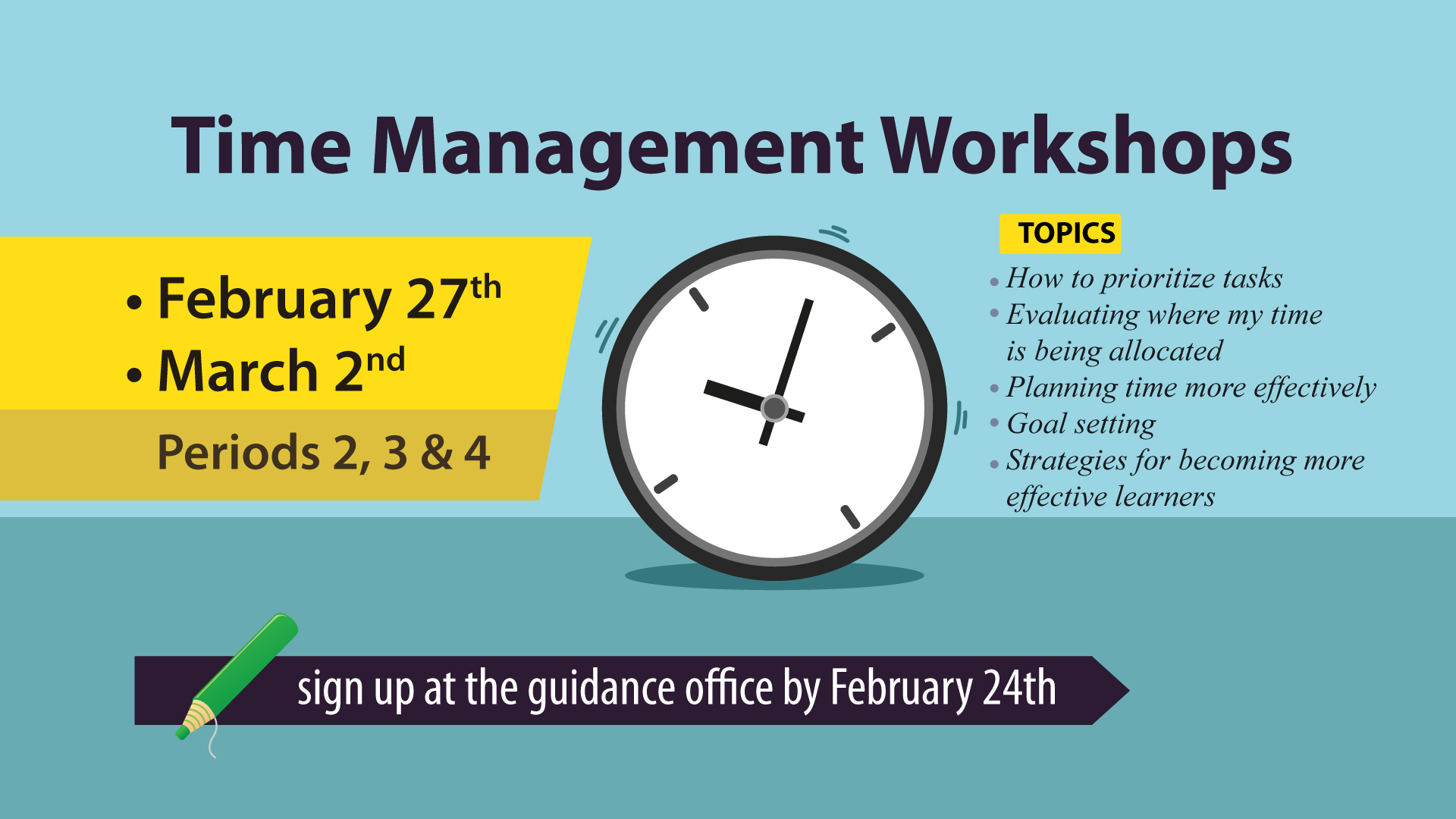 Time management Columbia International College