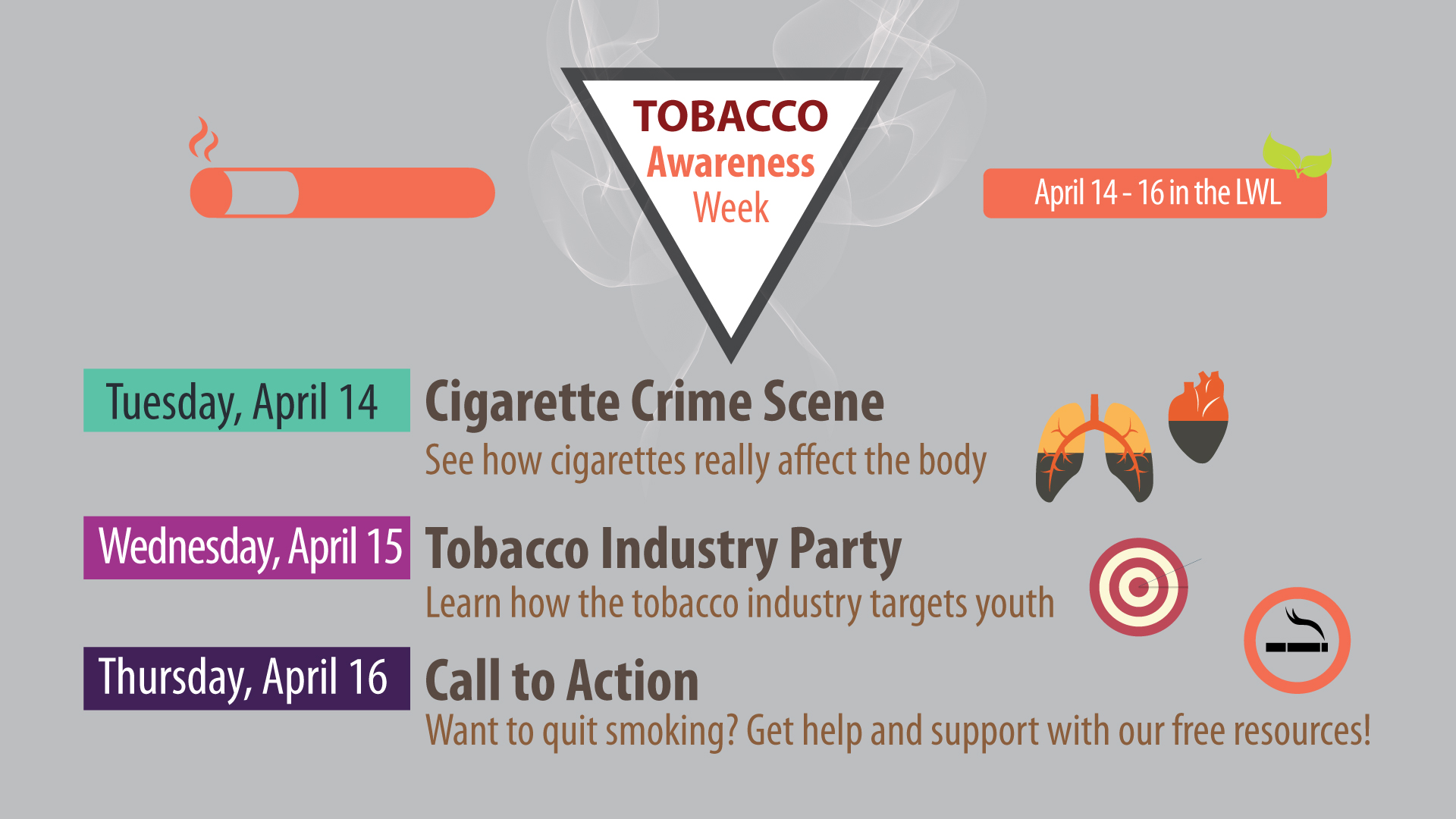 tobacco awareness program Tobacco awareness week – CIC