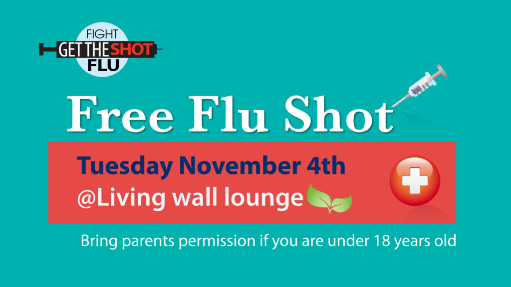 Flu shot date and time