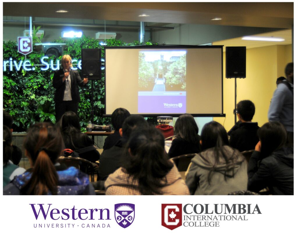 Western U presentation in the Lounge