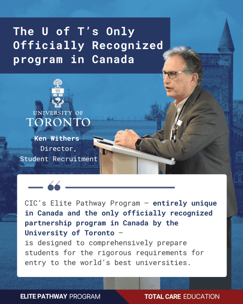 Ken Withers, Director of Student Recruitment at the University of Toronto