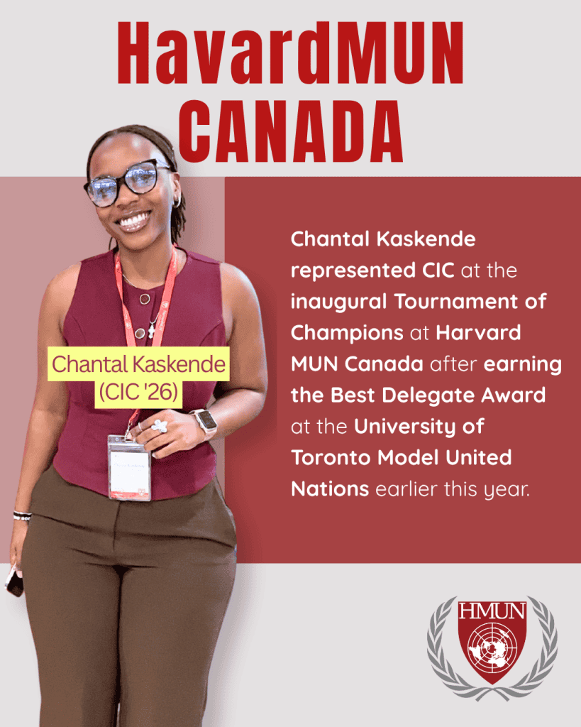 Chantal Kaskende,Harvard MUN Canada.